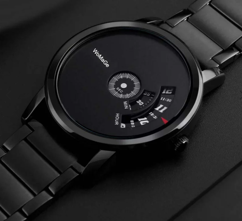 Men's Unique Luxury Wrist Watch | Premium Steel Strap Design